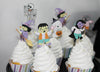 monster mash halloween cupcake toppers