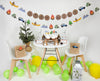 camping themed kids party decorations