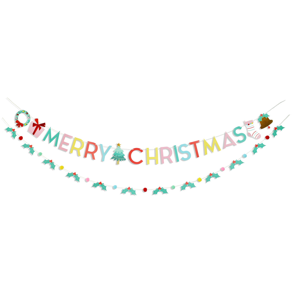 Merry Christmas party banner