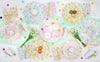 spring floral party tableware