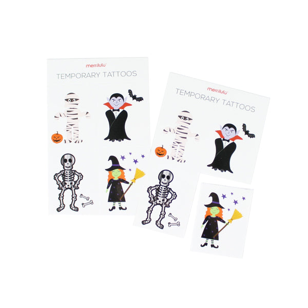 Trick or Treat Temporary Tattoos, 2 sheets