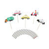 Transportation Cupcake Toppers & Wrappers, 12 ct