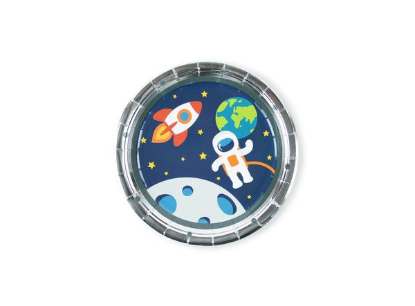 outer space paper plates
