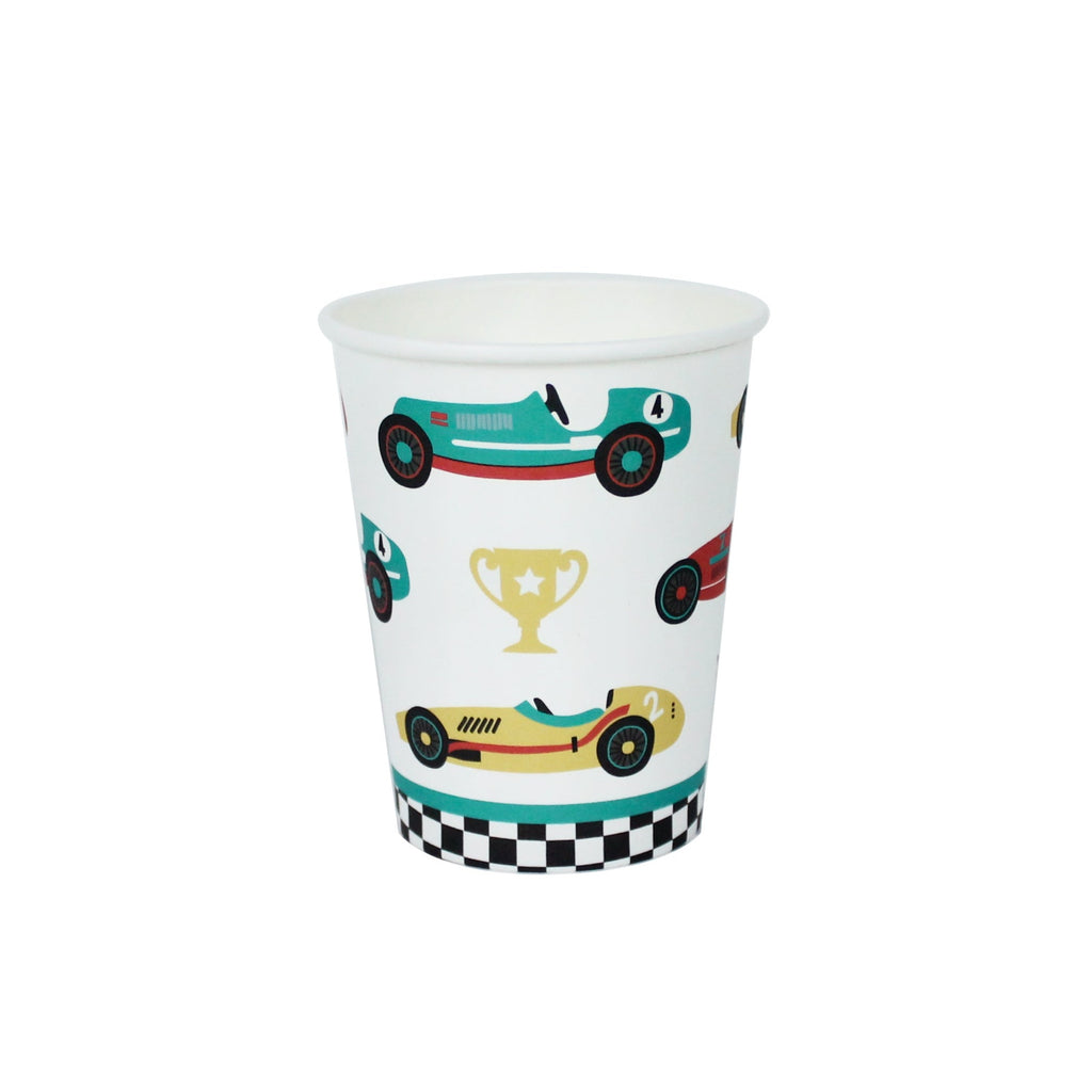 race car paper cup